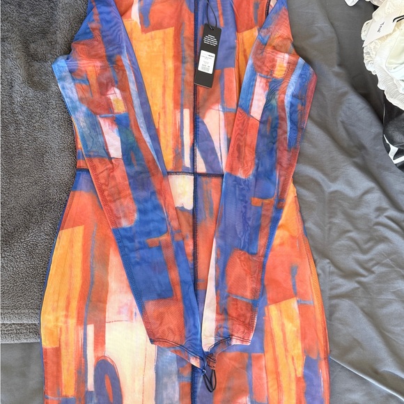 Fashion Nova Khaki Braided Mini Dress - Picture 2 of 4